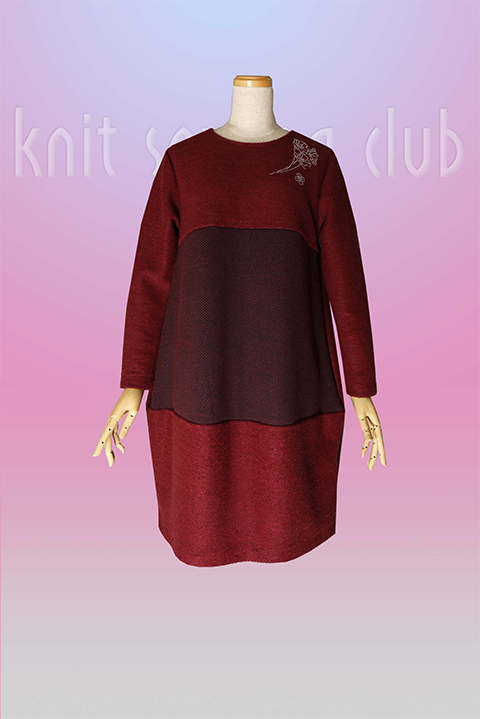◇限定Special Price LOー209未使用佐藤貴美枝ニットソーイング型紙 カシュクールワンピース